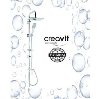 Creavit SH510 Yağmurlama Sürgülü Mafsallı Duş Seti