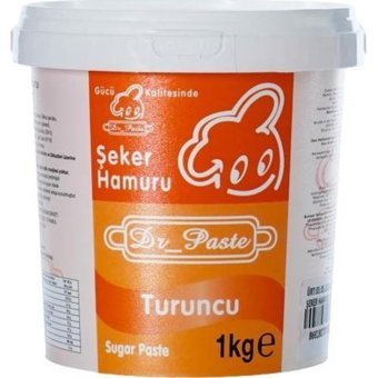 Dr Paste Şeker Hamuru 1 Kg - Turuncu