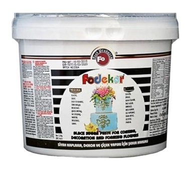 Fo Siyah Pasta Kaplama Şeker Hamuru 2,5 kg
