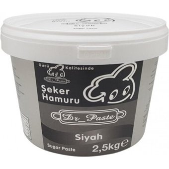 Dr Paste Dr. Paste Siyah Şeker Hamuru 2,5 kg