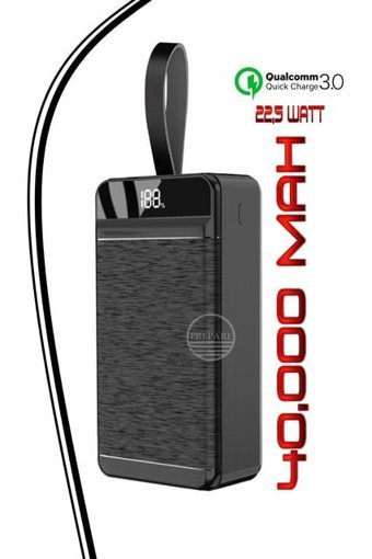 Prepare Qualcomm 3.0 40000 mAh Hızlı Şarj Powerbank Siyah