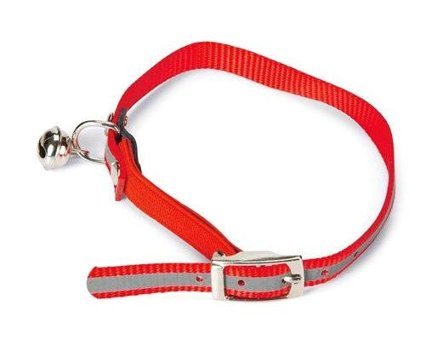 Beeztees Kırmızı Ayarlanabilir Gezdirme Boyun Kedi Tasması