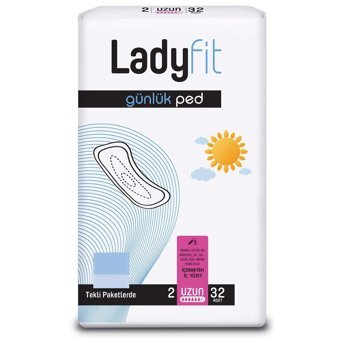 Lady Fit Organik Antialerjik İnce Uzun 32'li Hijyenik Ped 1 Adet