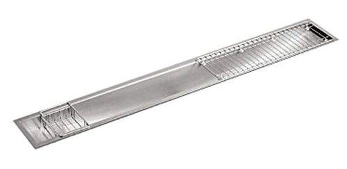 Kohler Undertone 210 mm Tezgah Altı Tek Gözlü Dikdörtgen Orta Paslanmaz Çelik Eviye Gri