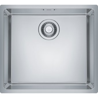 Franke Maris Mrx 110-45 440 mm Damlalıksız Tezgah Üstü Tek Gözlü Dikdörtgen Orta Paslanmaz Çelik Eviye Gri