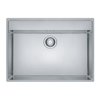 Franke Maris Mrx 210-70 TL 510 mm Damlalıksız Tezgah Üstü Tek Gözlü Dikdörtgen Orta Paslanmaz Çelik Eviye Gri