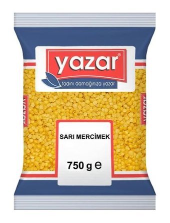 Yazar Sarı Mercimek 4x750 gr