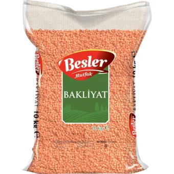 Besler Mutfak Kırmızı Mercimek 10 kg