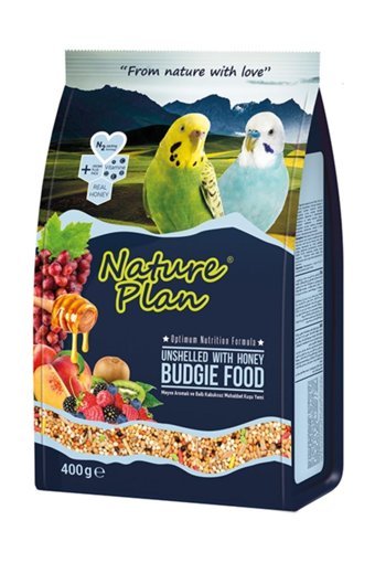 Nature Plan Kabuksuz Karışık Muhabbet Kuşu Yemi 400 gr