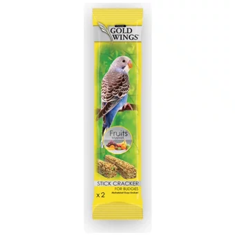 Gold Wings Classic Meyveli Muhabbet Kuşu Kraker Yemi 2'li