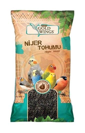 Gold Wings Nijer Tohumu Sade Muhabbet Kuşu Yemi 250 gr