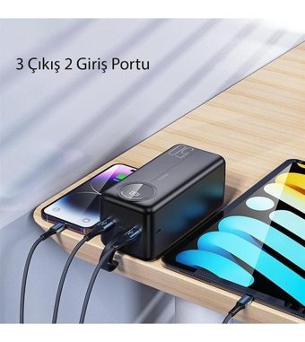 Peeq Yesido YP43 40000 mAh Powerbank Siyah
