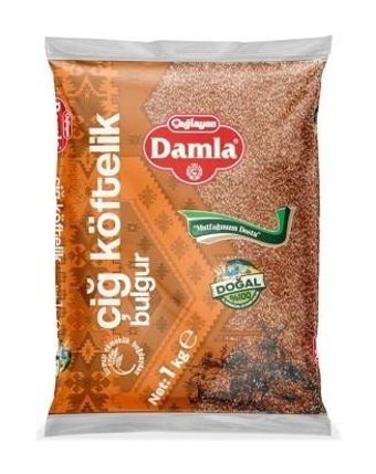 Damla Çiğ Köftelik Bulgur 24x1 kg