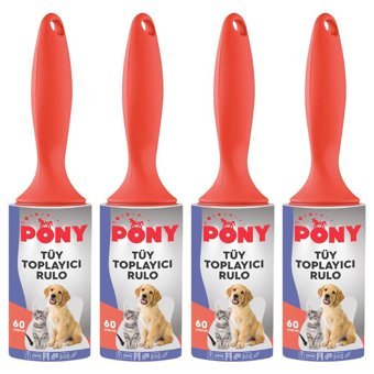 Pony Tüy Toplama Rulosu 4 Adet