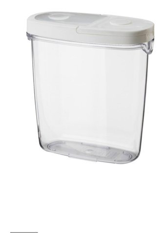 Ikea 1 Parça Dikdörtgen - Silindir Plastik Saklama Kabı 1.3 lt