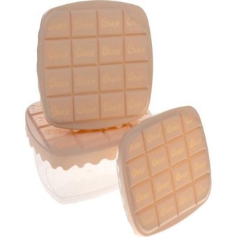 Hobby Life Xsay Choco SC-4275 3 Parça Kare Plastik Saklama Kabı