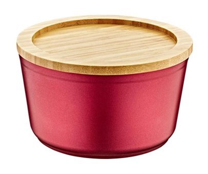 Bambum Slalom 1 Parça Yuvarlak Granit Saklama Kabı 1.5 lt