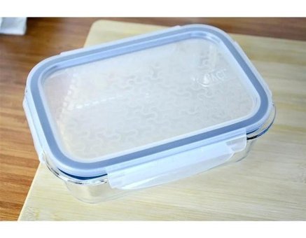 Royaleks Paçi Verona 1 Parça Dikdörtgen Cam Saklama Kabı 1.04 lt