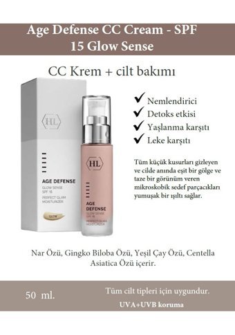 Hl Age Defence Güneş Koruyuculu Işıltılı CC Krem 50 ml