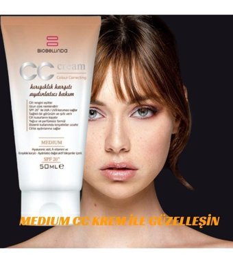 Bio Bellinda Cilt Kusursuzlaştırıcı Güneş Koruyuculu Işıltılı CC Krem 50 ml