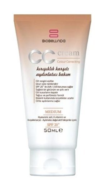 Bio Bellinda Cilt Kusursuzlaştırıcı Güneş Koruyuculu Işıltılı CC Krem 50 ml