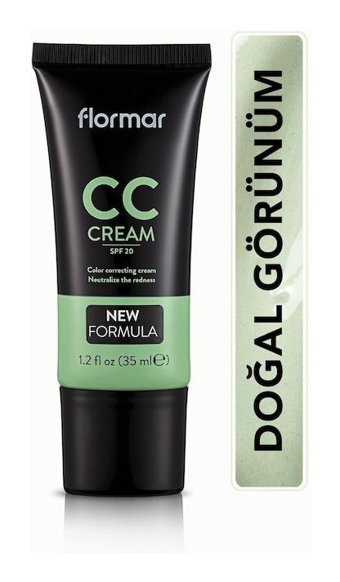 Flormar Kızarık Görünüm Önlemeye Yardımcı Güneş Koruyuculu CC Krem 35 ml