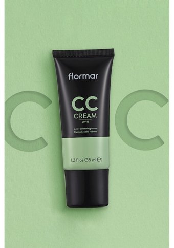 Flormar Kızarık Görünüm Önlemeye Yardımcı Güneş Koruyuculu CC Krem 35 ml