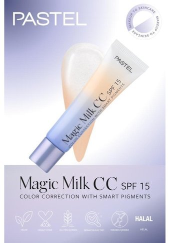 Pastel Açık - Orta Magic Milk Güneş Koruyuculu Işıltılı CC Krem 30 ml