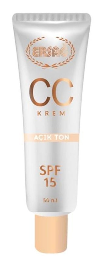 Ersağ Açık Güneş Koruyuculu CC Krem 50 ml