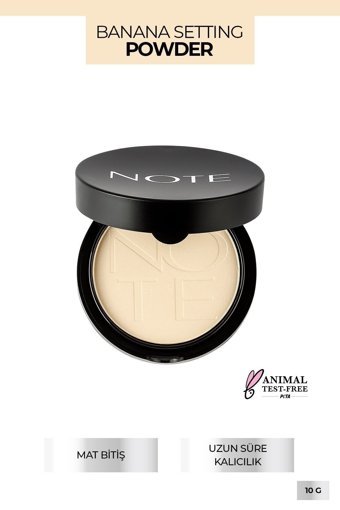 Note Mat Setting Tüm Ciltler İçin Yağsız Mat Toz Pudra Orta