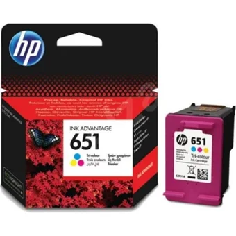HP 651 Orijinal Renkli Mürekkep Kartuş