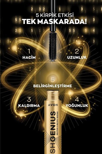 Avon Love Me Lash Genius Hacim Veren Siyah Maskara