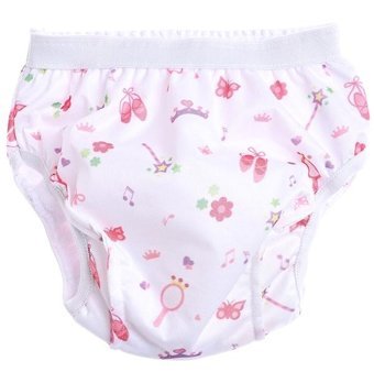 Sevi Bebe Sev-6 Tekli Sızdırmaz Yıkanabilir Pembe Çiçek Desenli Alıştırma Külodu
