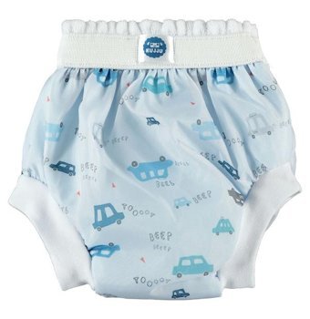 Babyjem 10 - 14 Kg Tekli Sızdırmaz Yıkanabilir Mavi Araba Desenli Alıştırma Külodu
