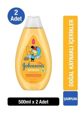 Johnson's Baby Konak Önleyici Göz Yakmayan Hipoalerjenik Hassas Ciltler İçin Bebek Şampuanı 2x500 ml