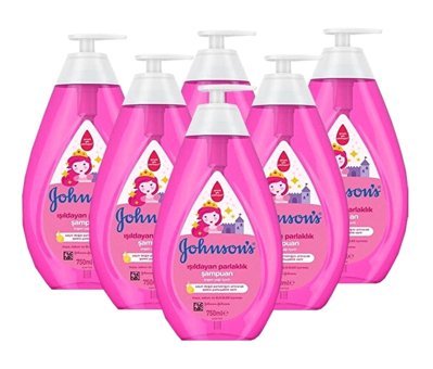 Johnson's Baby Işıldayan Parlaklık Göz Yakmayan Hipoalerjenik İçin Argan Yağlı Bebek Şampuanı 6x750 ml