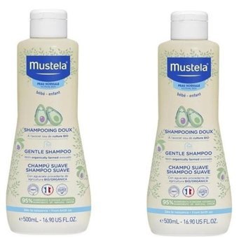 Mustela Gentle Konak Önleyici Hipoalerjenik Yenidoğan İçin Papatyalı Bebek Şampuanı 2x500 ml
