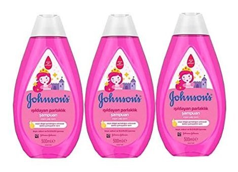 Johnson's Baby Işıldayan Parlaklık Göz Yakmayan Hipoalerjenik Yenidoğan İçin Bebek Şampuanı 3x500 ml