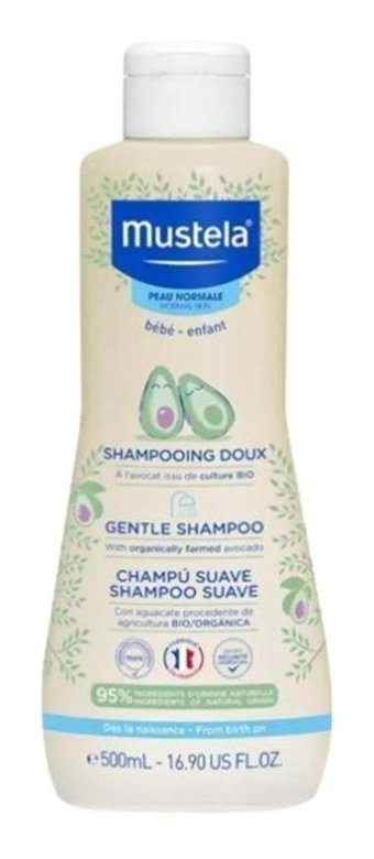 Mustela Gentle Konak Önleyici Göz Yakmayan Hipoalerjenik Yenidoğan Hassas Ciltler İçin Papatya Özlü Bebek Şampuanı 500 ml