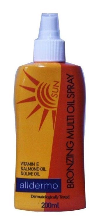 Alldermo E Vitaminli Vücut-Yüz İçin Bronzlaştırıcı Yağ 200 ml