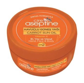 Cire Aseptine Havuç Yağı Yoğun 2 Faktör Vücut-Yüz İçin Bronzlaştırıcı Yağ 100 ml