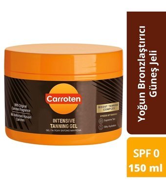 Carroten Kakao Yağı Yoğun Vücut İçin Bronzlaştırıcı Jel 150 ml