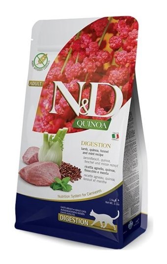 N&d Quinoa Digestion Kuzu Etli Yetişkin Kuru Kedi Maması 1.5 kg