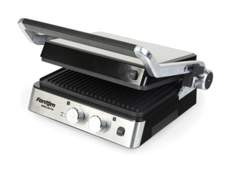Fantom Griletta Tm 9100 Döküm 2000 W Inox Tost Makinesi