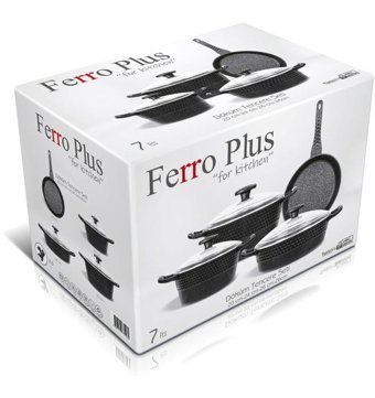 Ferro Plus 7 Parça Alüminyum - Döküm Tencere Seti