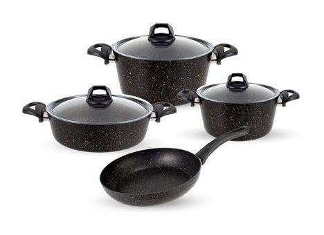 Dora Granitta Mycook 7 Parça Granit Tencere Seti