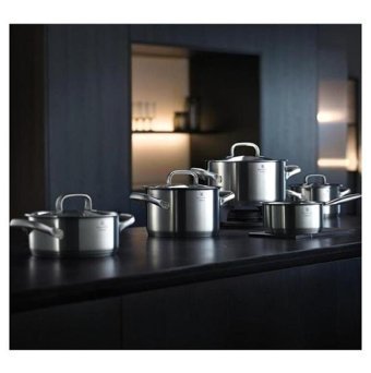 WMF Gourmet Plus 5 Parça Çelik Tencere Seti
