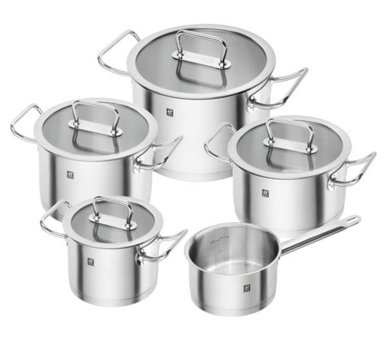 Zwilling Pro 9 Parça Paslanmaz Çelik Tencere Seti