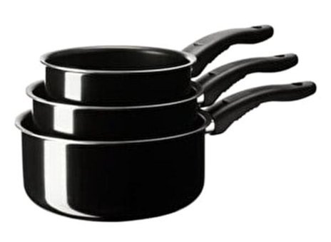 Ikea Kavalkad 3 Parça Teflon Tencere ve Tava Seti