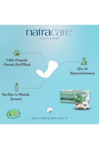 Natracare Organik İnce Normal 22'li Hijyenik Ped 4 Adet